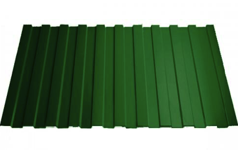 профнастил окрашенный зеленая листва с8 0.5х1150 мм ral 6002