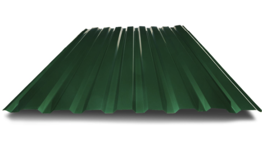профнастил окрашенный зеленая листва ral 6002 с20 0.5х1100 мм